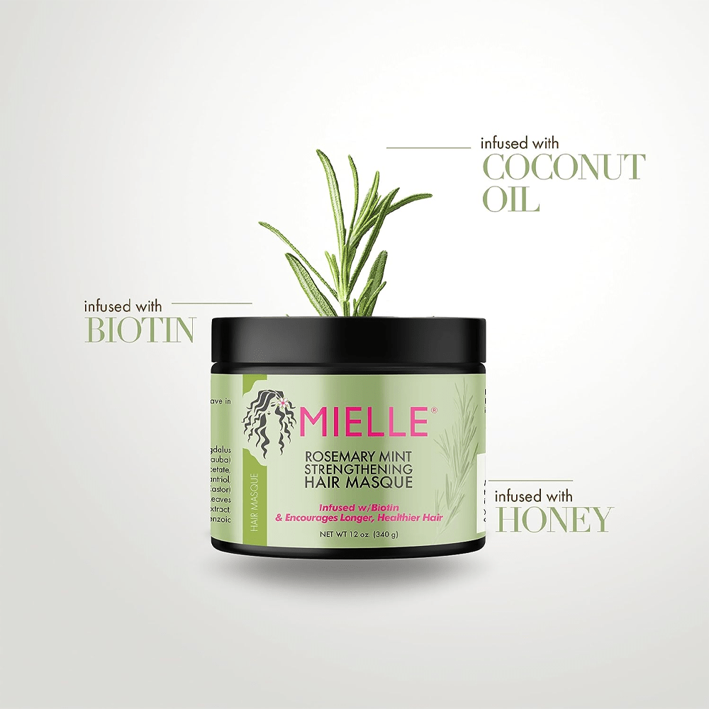 Mielle Organics Rosemary Mint Strengthening Hair Masque - 340 g