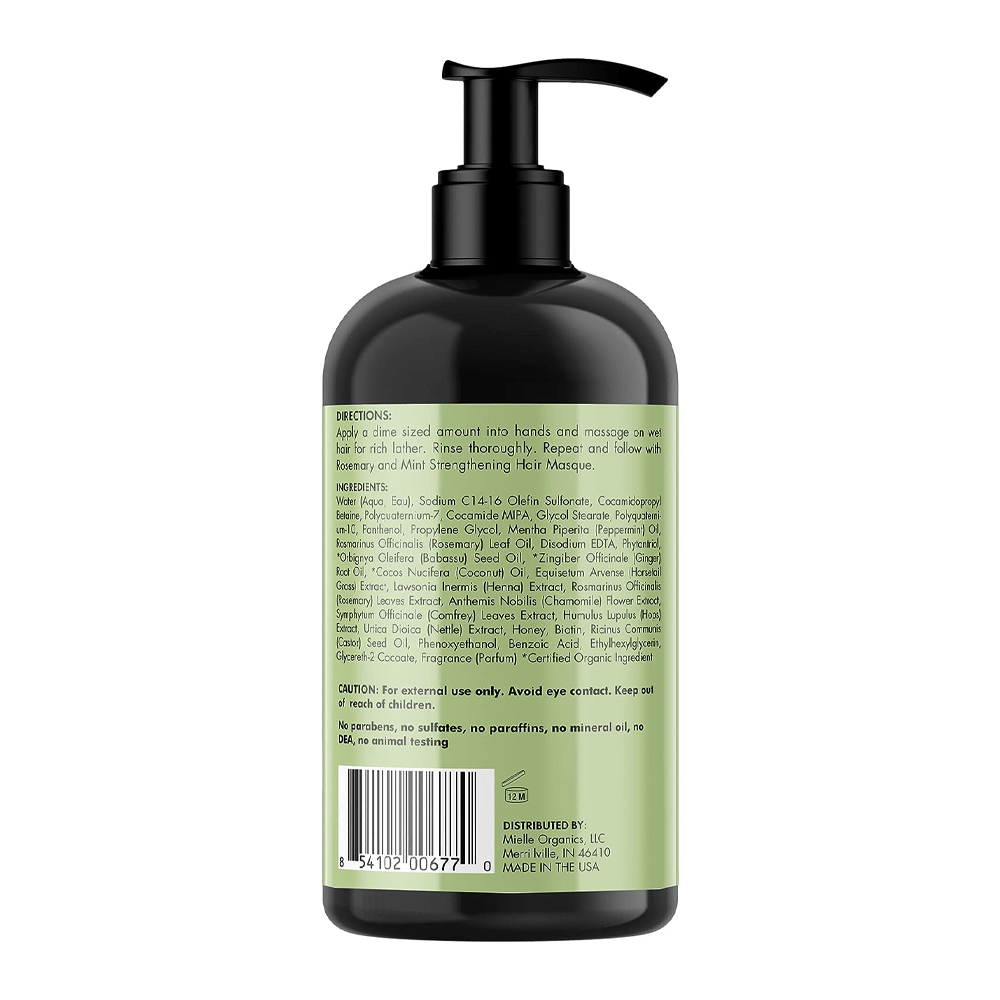 Mielle Organics Rosemary Mint Strengthening Shampoo - 355ml