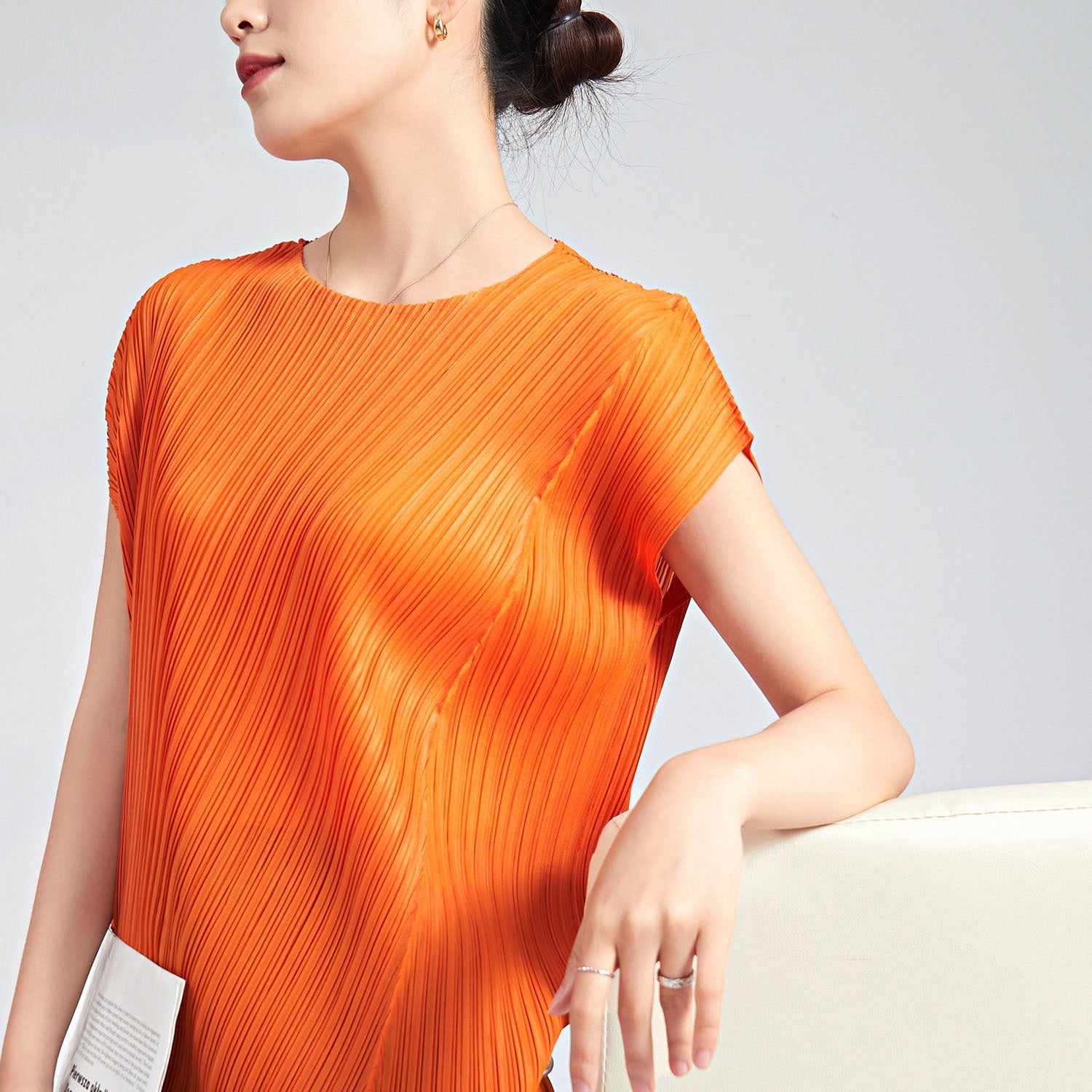 Evva- Orange Lady's Top