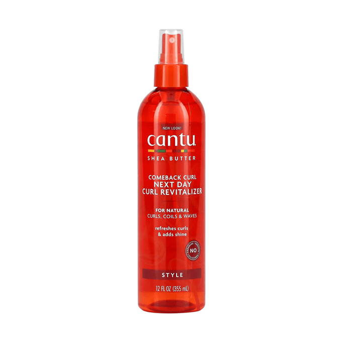 Cantu- Shea Butter Comeback Curl Next Day Curl Revitalizer Spray for Natural Hair - 355ml