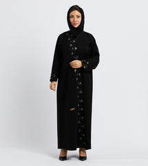 Embroidered Long Sleeves Abaya