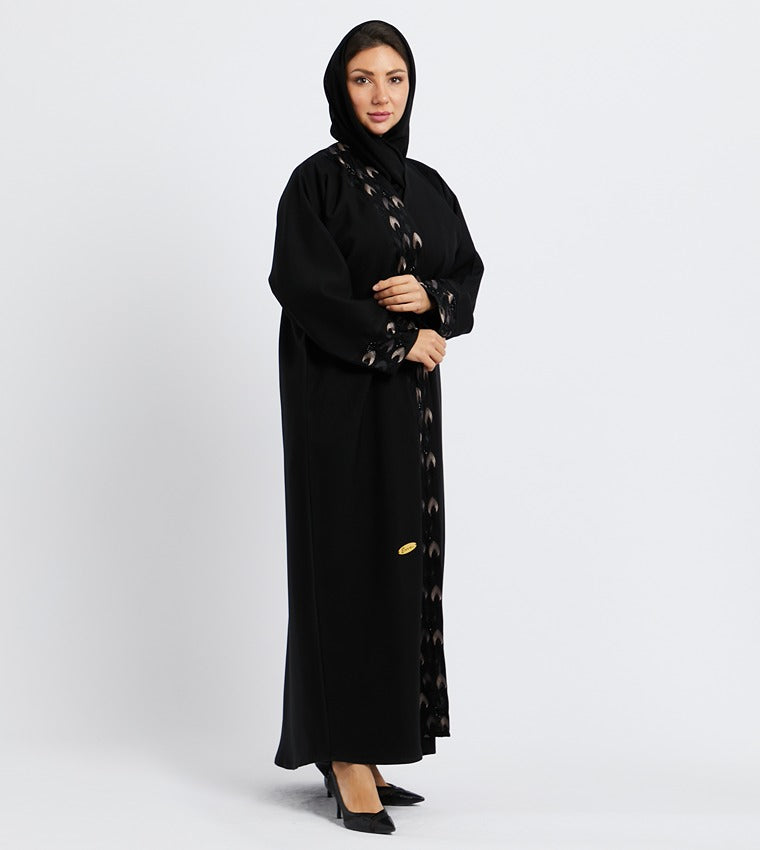 Embroidered Long Sleeves Abaya