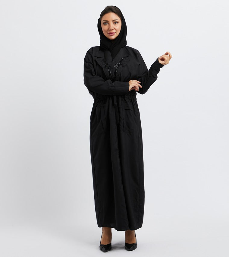 Embellished Long Sleeves Abaya