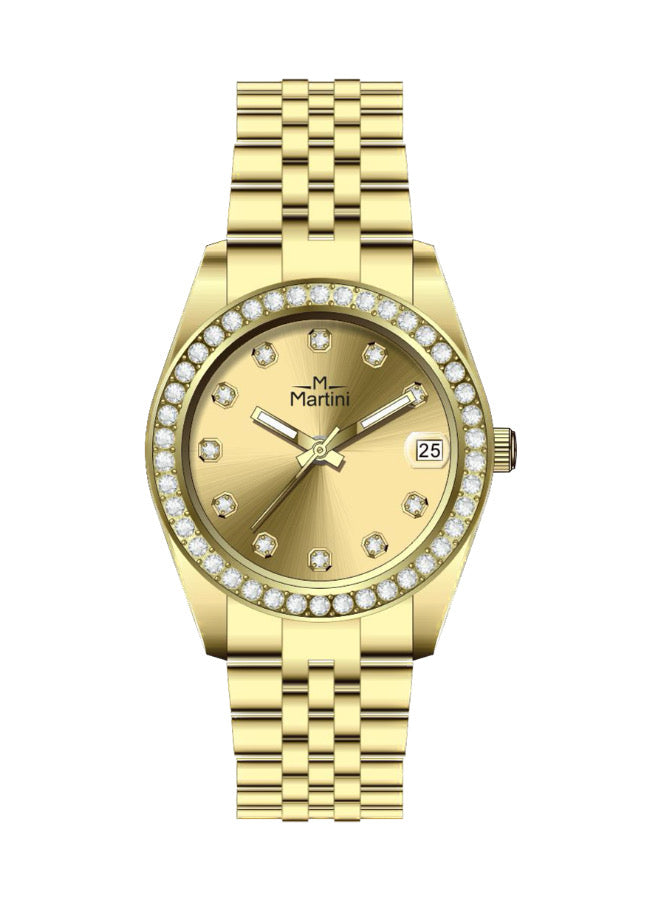 Datejust Gold Dial Analog Watch