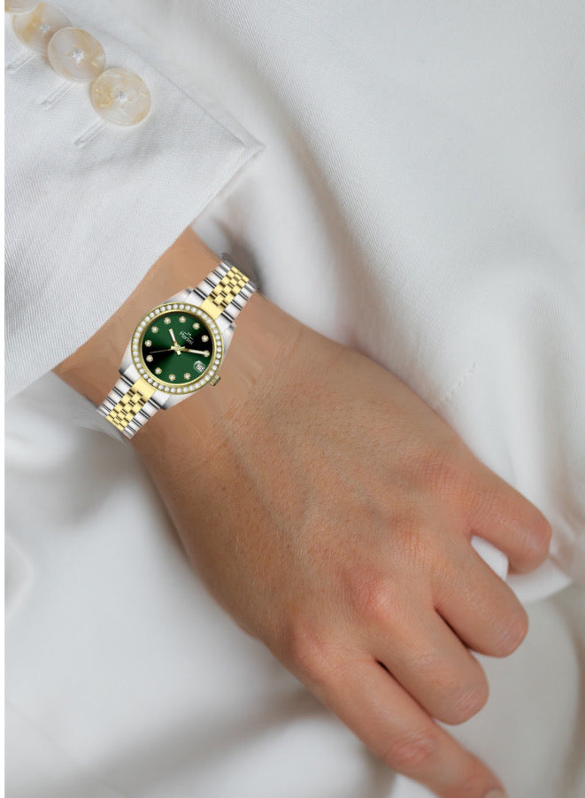 Datejust Green Dial Analog Watch