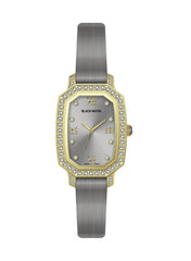 Embellished Rectangle Grey Dial Analog  Watch