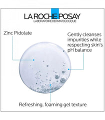 La Roche-Posay foaming gel wash for oily and sensitive skin, 400 ml